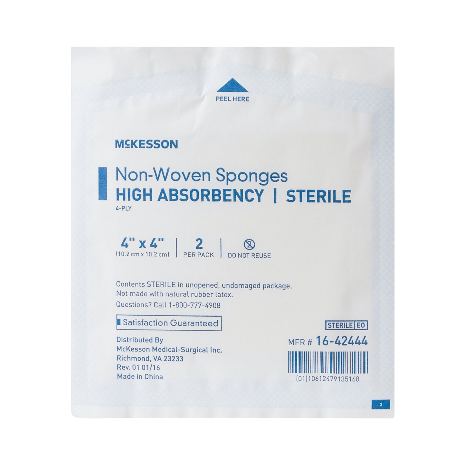 McKesson Nonwoven Sterile Sponges