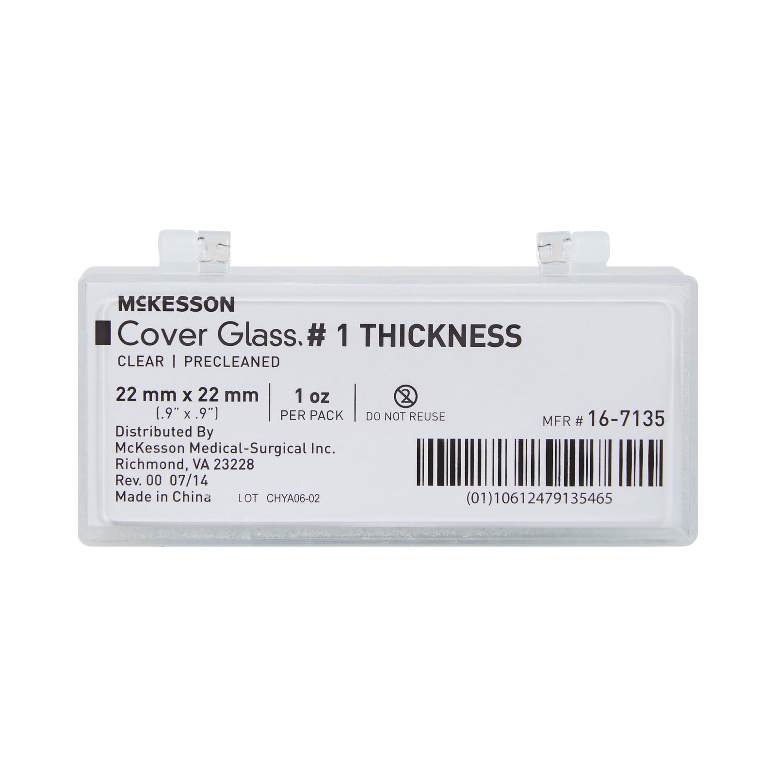 McKesson Microscope Cover Glass