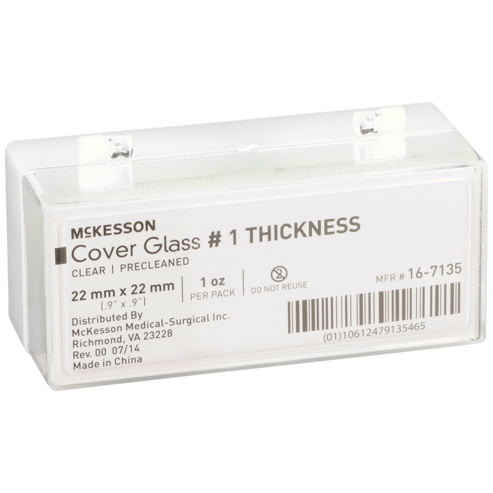 McKesson Microscope Cover Glass