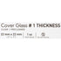 McKesson Microscope Cover Glass