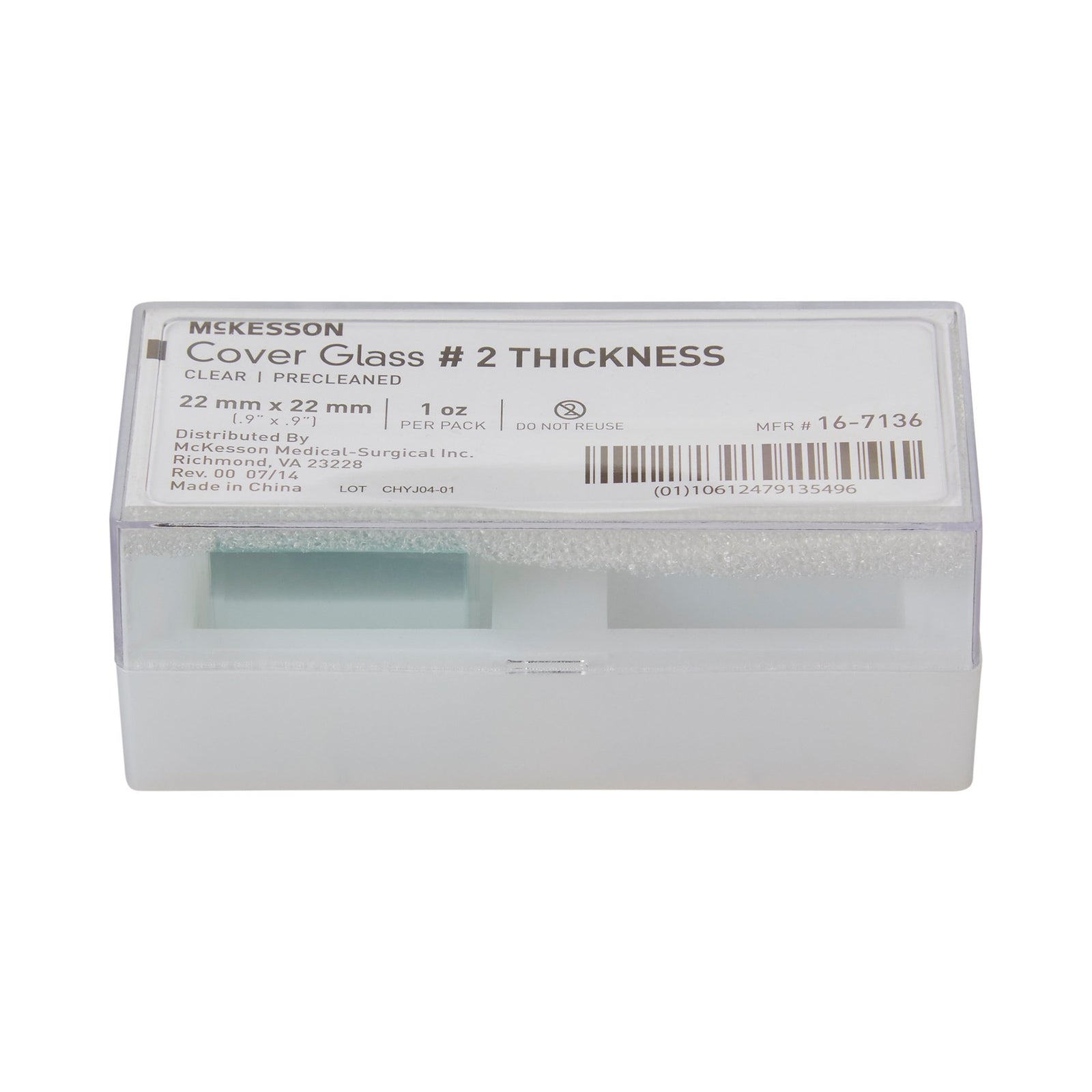 McKesson Microscope Cover Glass