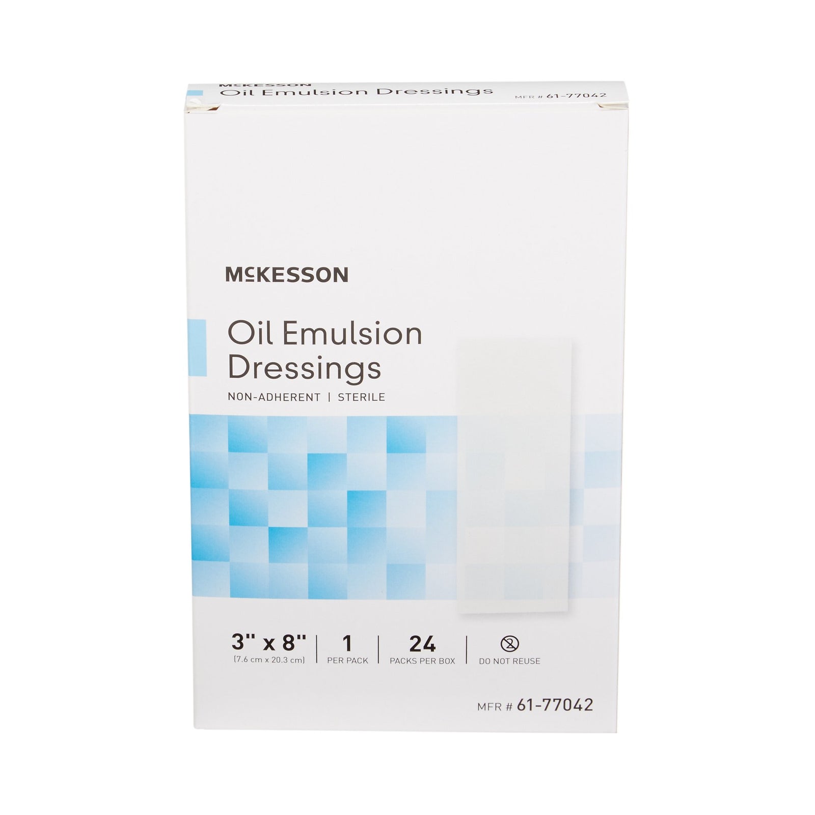 McKesson Oil Emulsion Impregnated Dressing 3 x 8 Inch Sterile