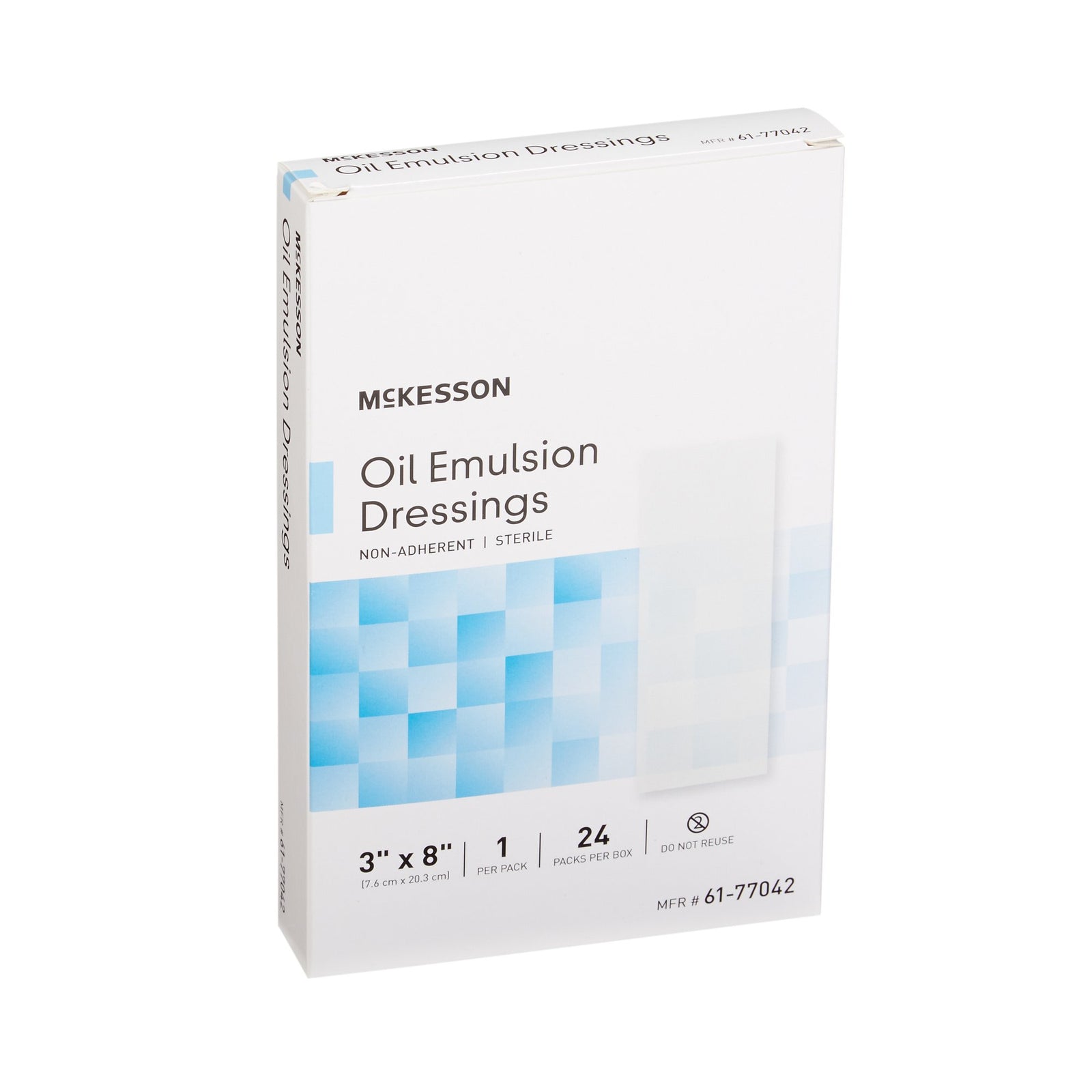 McKesson Oil Emulsion Impregnated Dressing 3 x 8 Inch Sterile