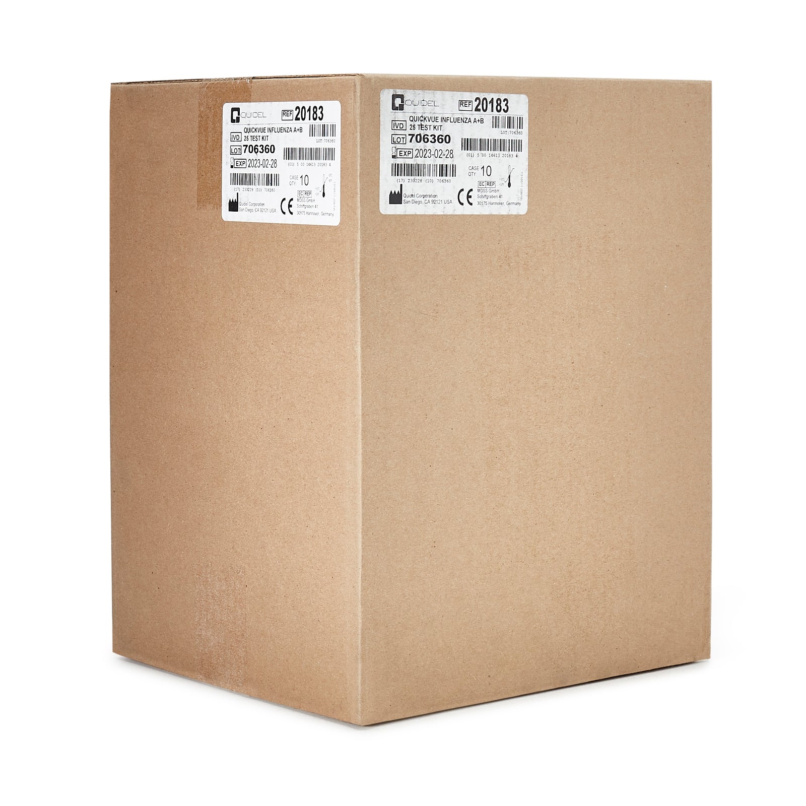 QuickVue Influenza A + B Test Kit - 25 Tests