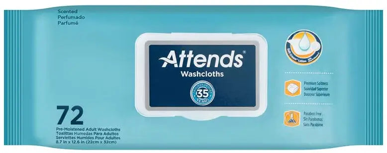 Attends Washcloth - Large 7.8 x 11.8 Inch