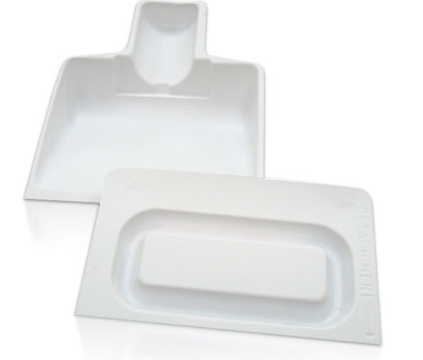 White Detachable Scoop and Scraper