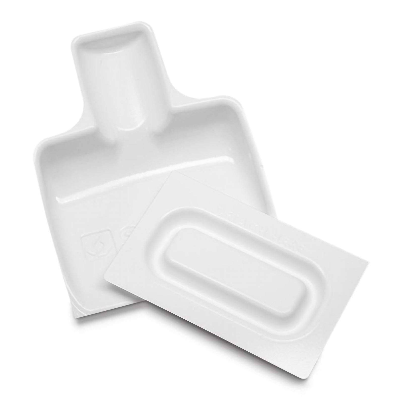 White Detachable Scoop and Scraper