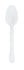 McKesson 5-Inch White Polypropylene Teaspoon