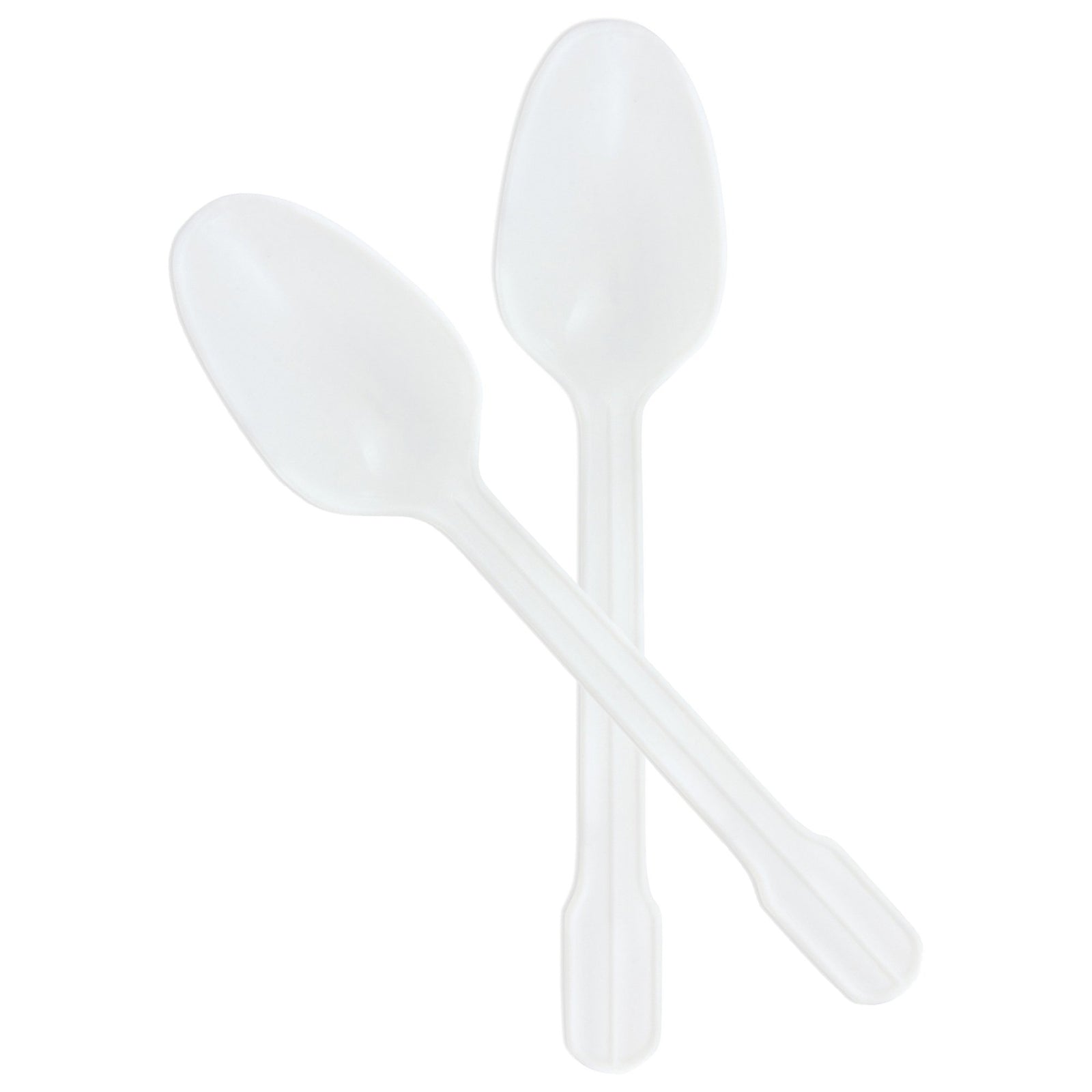 McKesson 5-Inch White Polypropylene Teaspoon