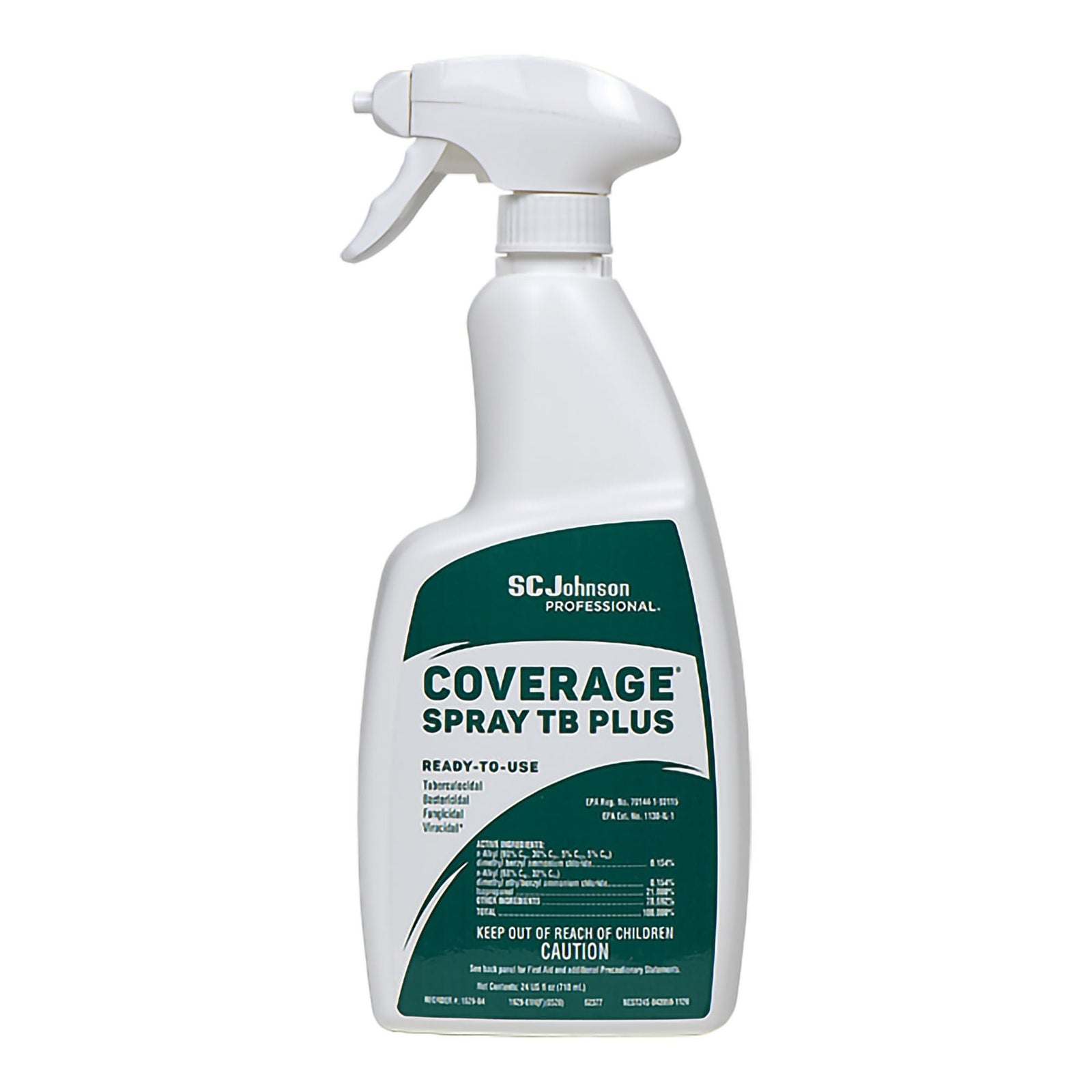 SC Johnson Professional Coverage Spray TB Plus Disinfectant Cleaner, 24 oz