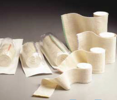 Elastic Bandage 6 Inch x 550 Inch with Double Hook and Loop Closure