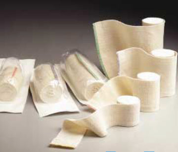 Elastic Bandage 6 Inch x 550 Inch with Double Hook and Loop Closure