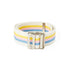 Medline Cotton Gait Belt with Metal Buckle - 60" Length, 2" Width, Pastel Stripe