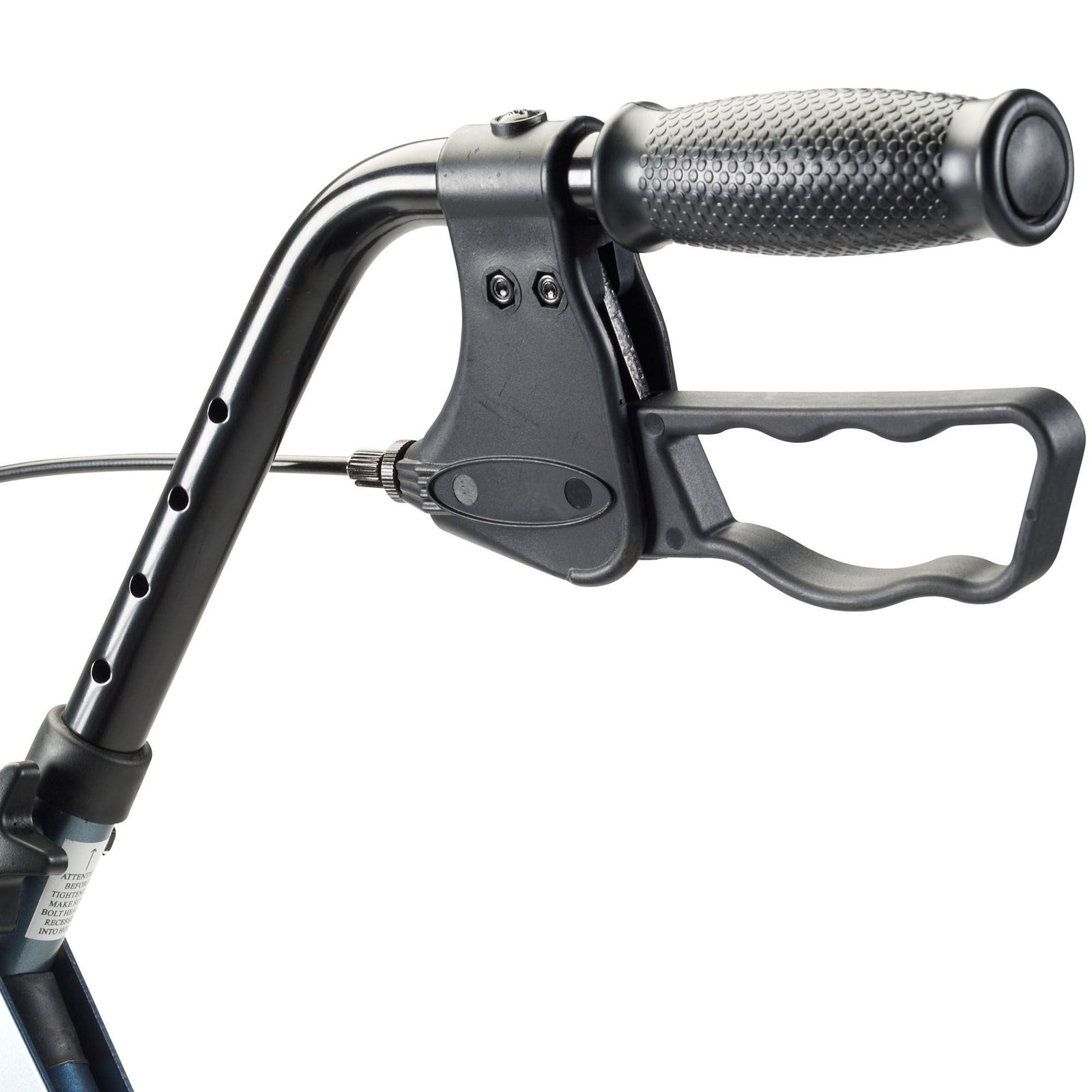 Drive DeVilbiss Rollator with Adjustable Handle and Seat, Blue, 8 Inch Casters