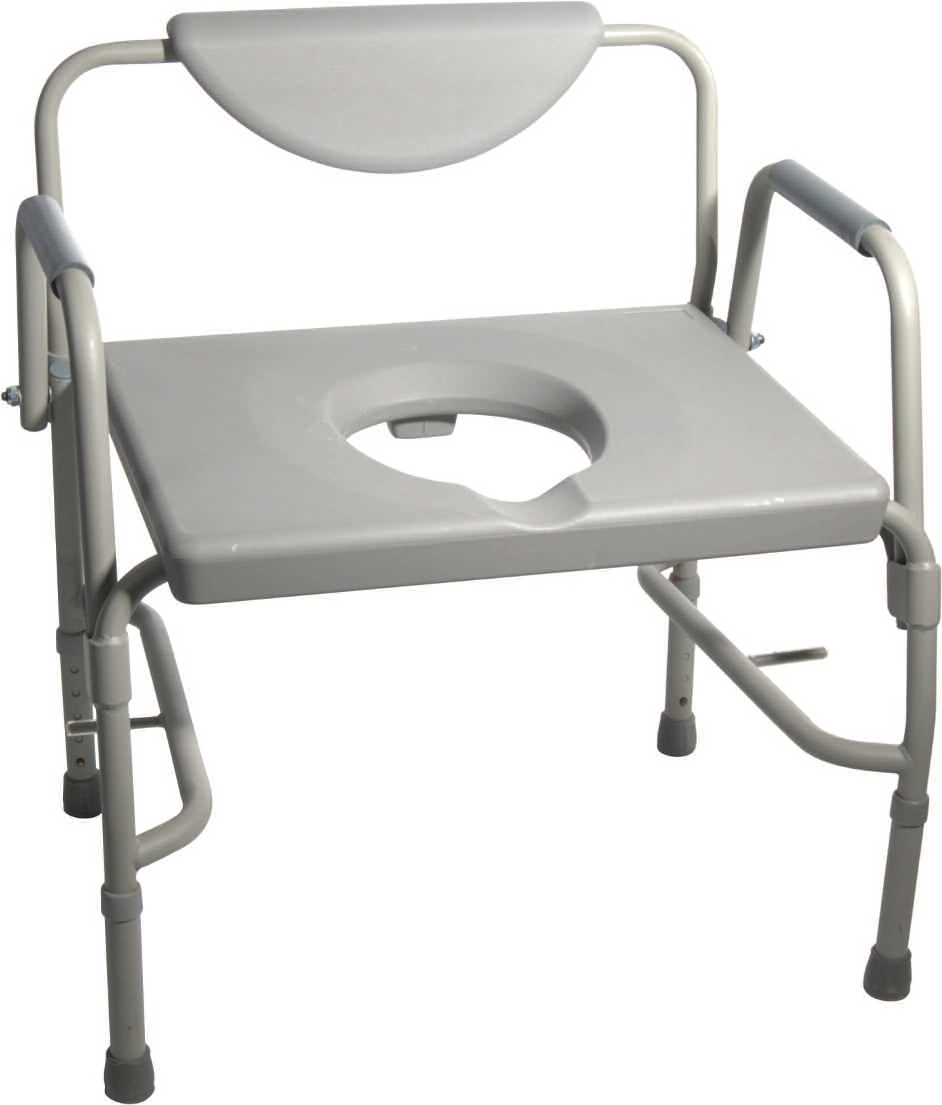 Drive DeVilbiss Heavy Duty Oversized Commode, 650 lb Capacity