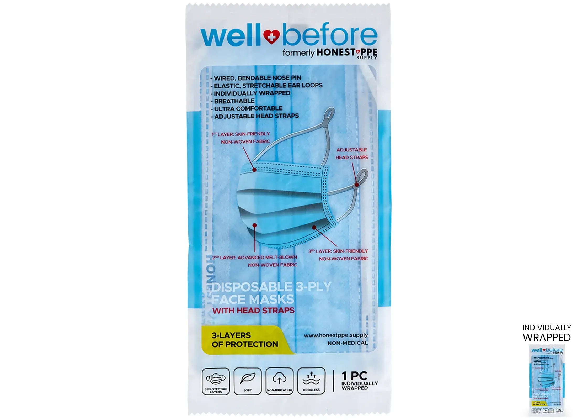 Disposable 3-Ply Mask