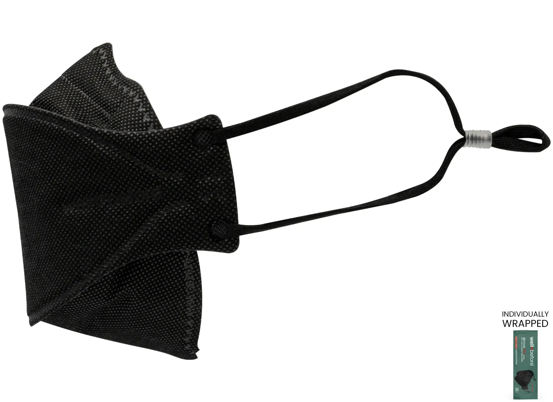 KN95 3D Pro Face Mask | Premium 3D Fit, Anti-fogging, Adjustable Ear Loops