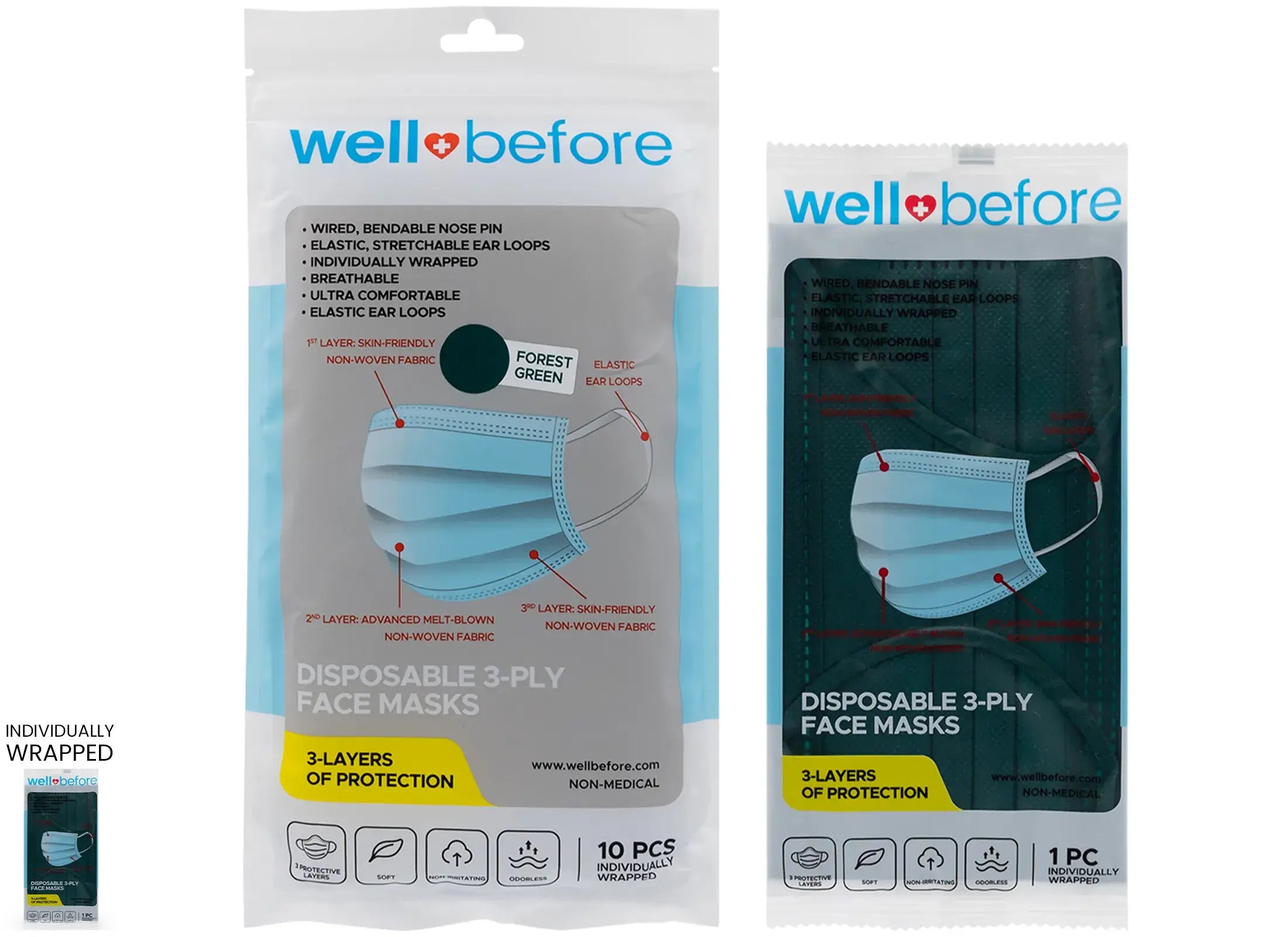 Disposable 3-Ply Mask