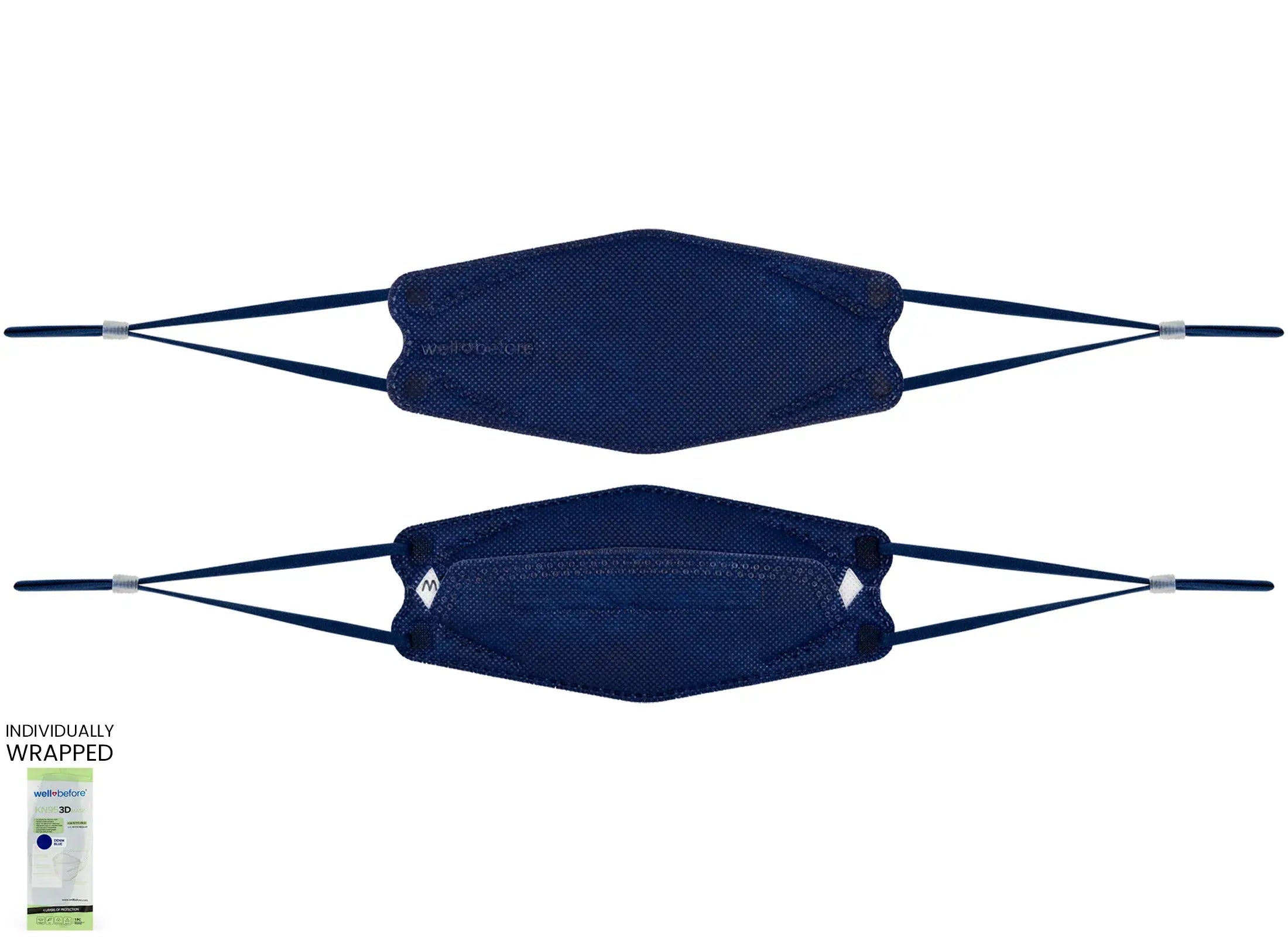 Kids KN95 3D Mask | Individually Wrapped, Elastic Ear Loops