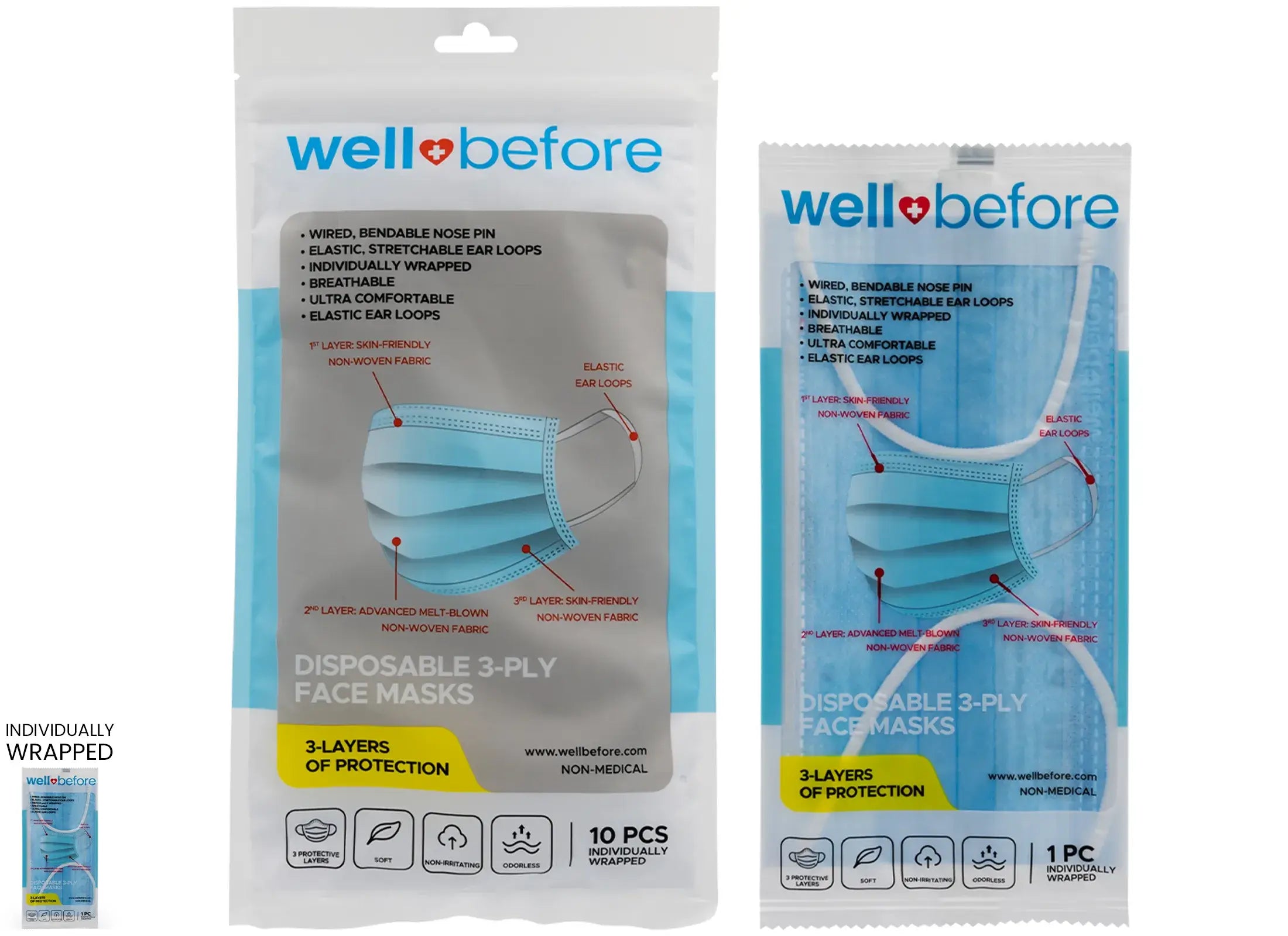 Disposable 3-Ply Mask