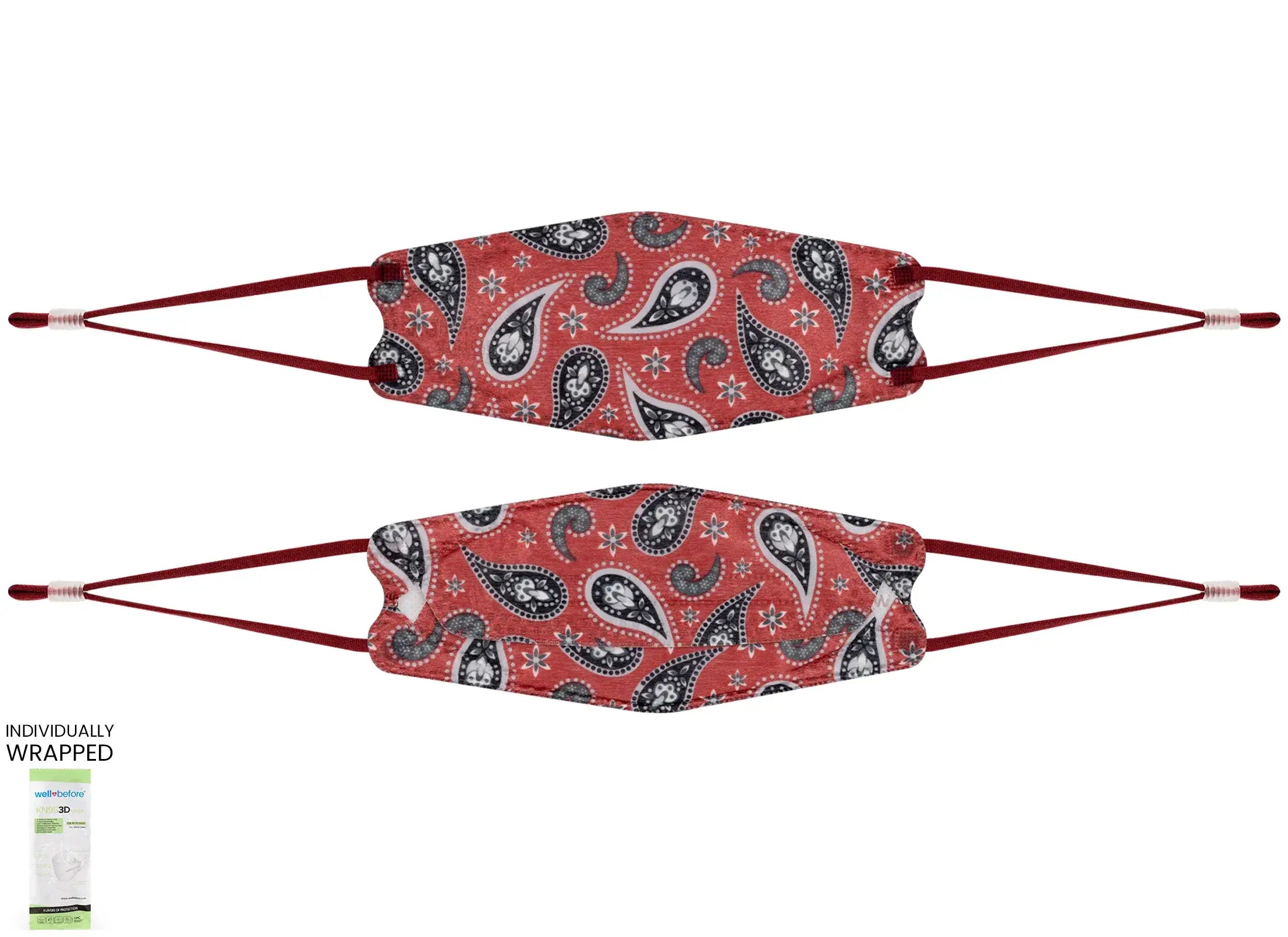 Kids KN95 3D Mask | Individually Wrapped, Elastic Ear Loops