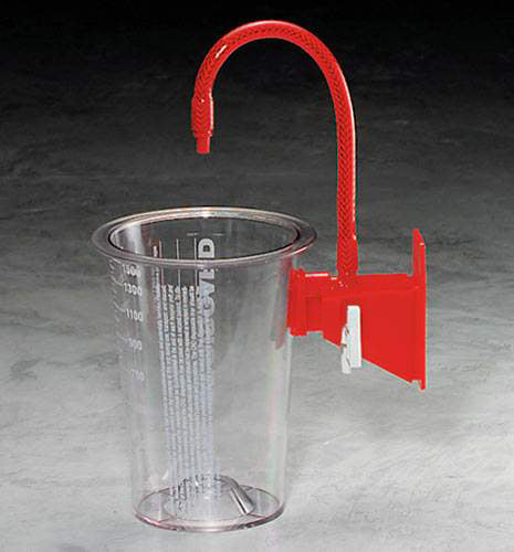 Cardinal Healthc Suction Canister, 1500 mL