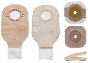 Hollister New Image Two-piece Sterile Drainable Colostomy/Ileostomy Kit, 3-1/2" Stoma Opening, 4" Flange, 12" L