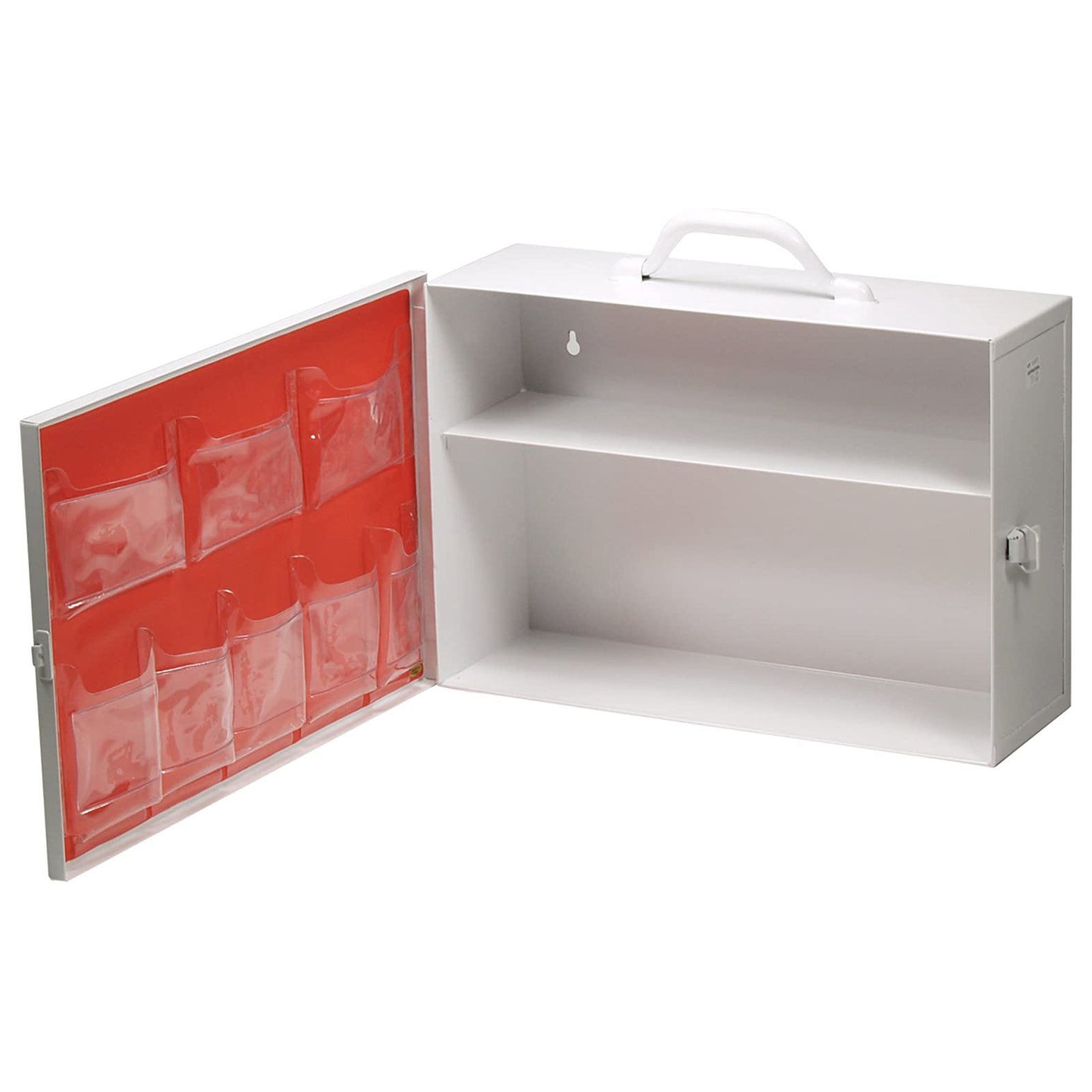 Mobile Stainless Steel First Aid Cabinet - 4-3/4 x 10-1/4 x 15-1/4 Inch