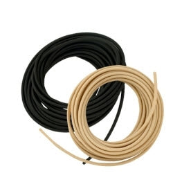 Black Natural Latex Rubber Tubing 1/8 Inch I.D. 50 Foot Length