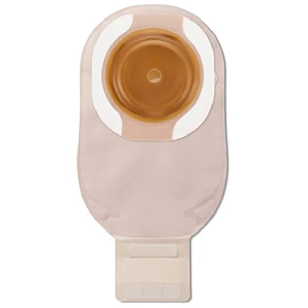 Hollister Premier CeraPlus 1-Piece Soft Convex Drainable Ostomy Pouch with Viewing Option, Beige