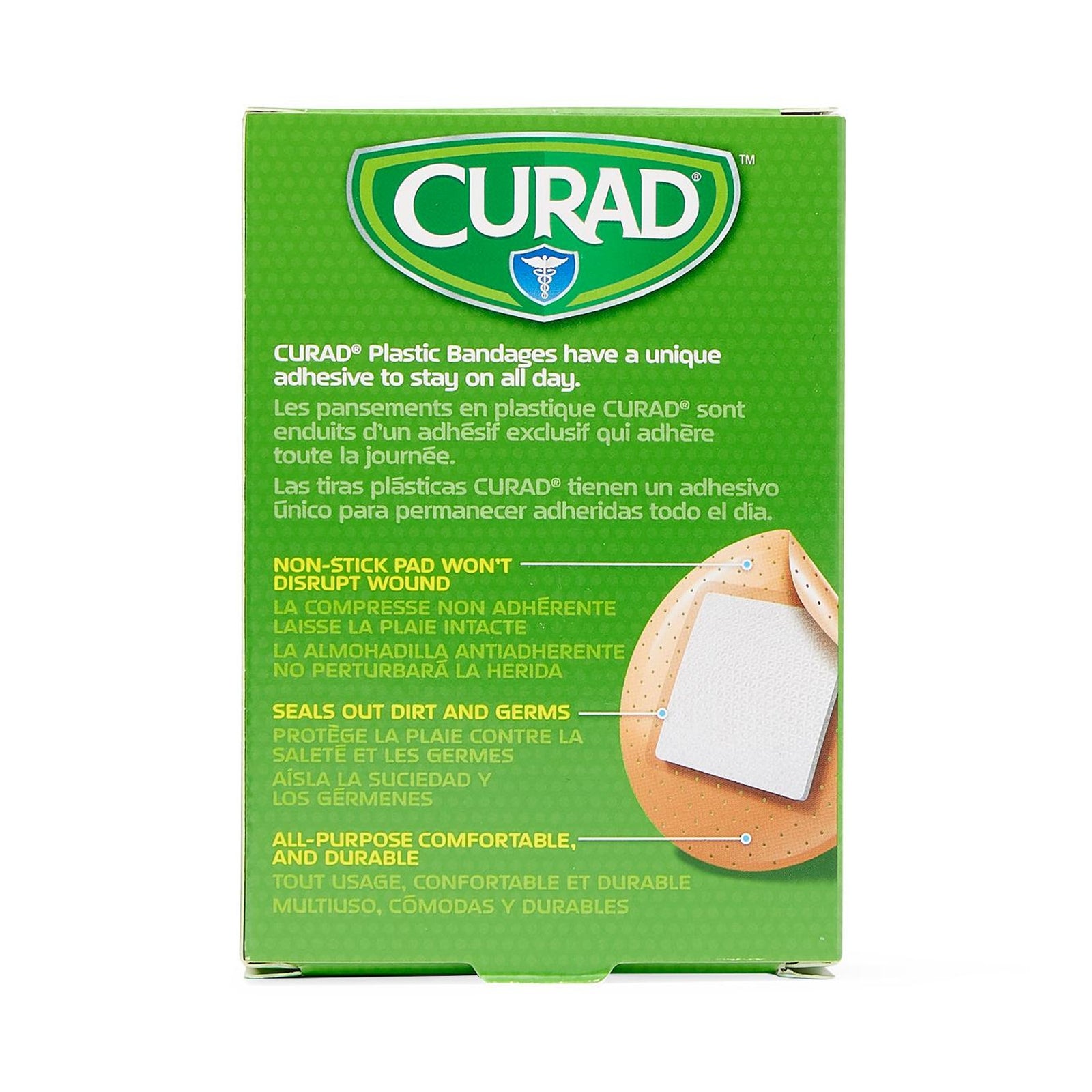 Curad Plastic Tan Adhesive Spot Bandages