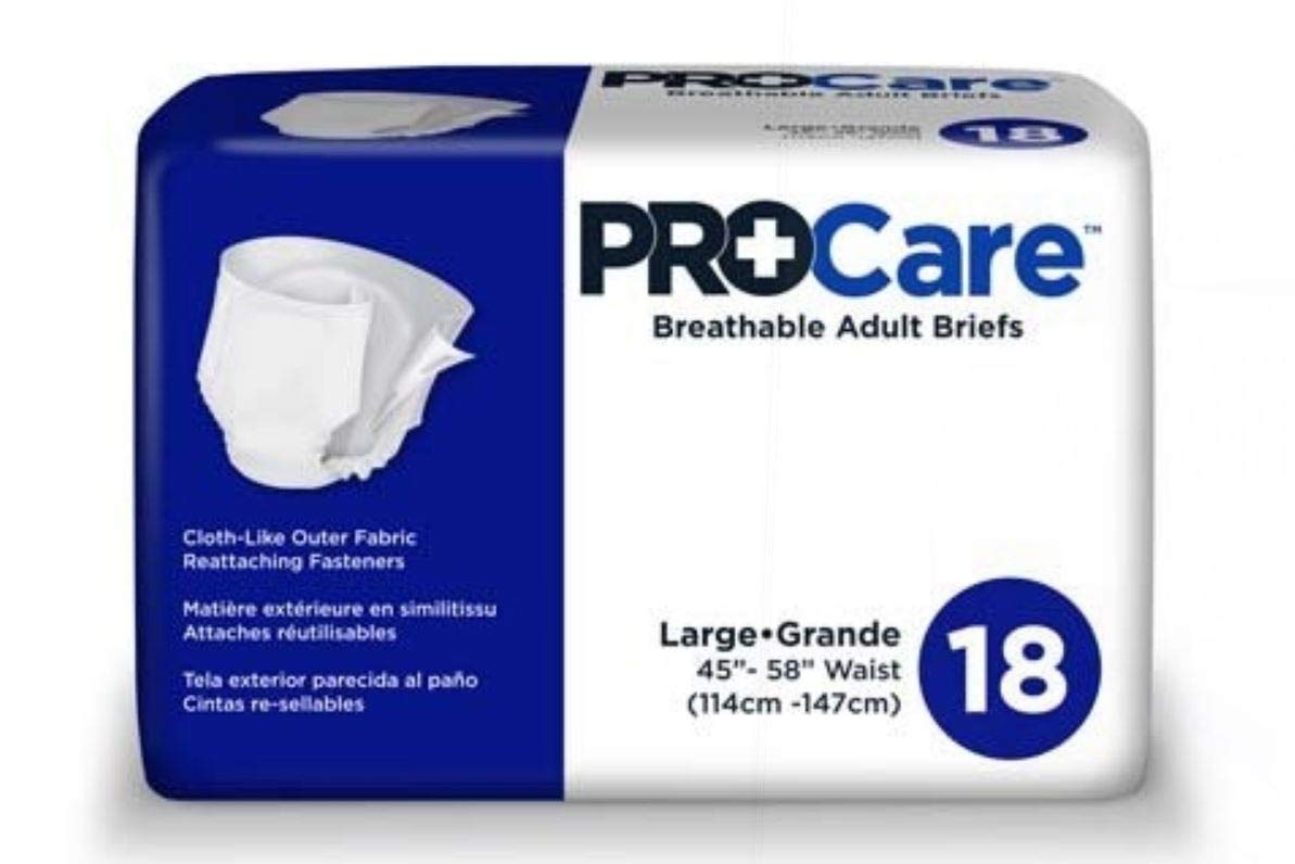 First Quality ProCare Briefs Large Size 45" - 58"