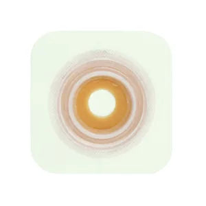 ConvaTec SUR-FIT Natura Stomahesive Pre-Cut Skin Barrier, 5 x 5 in, 2-1/4 in Flange, 1-1/2 in Opening