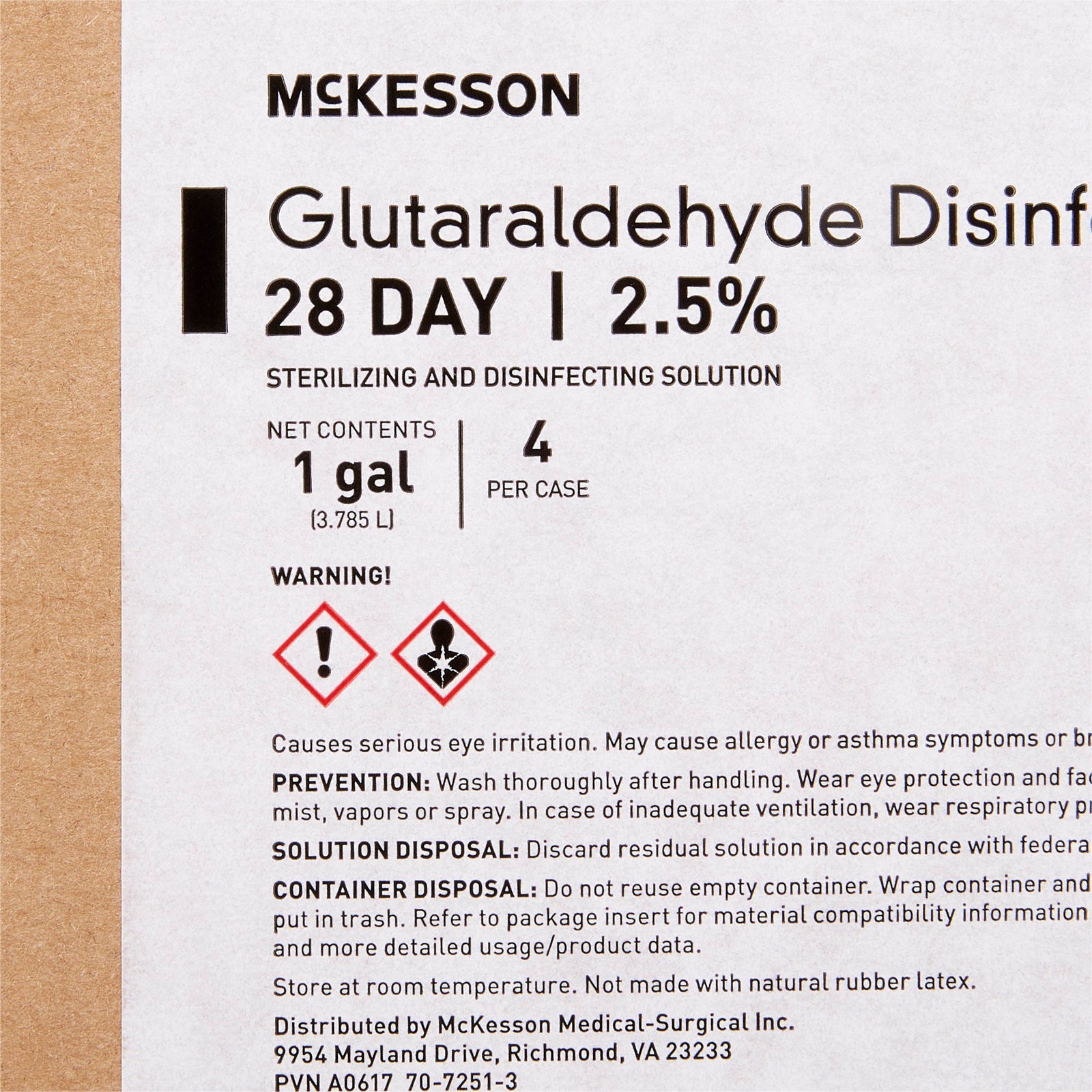 McKesson 28-Day Glutaraldehyde High-Level Disinfectant