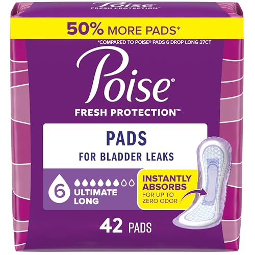 Poise Ultimate Absorbency Incontinence Pads - Long Length