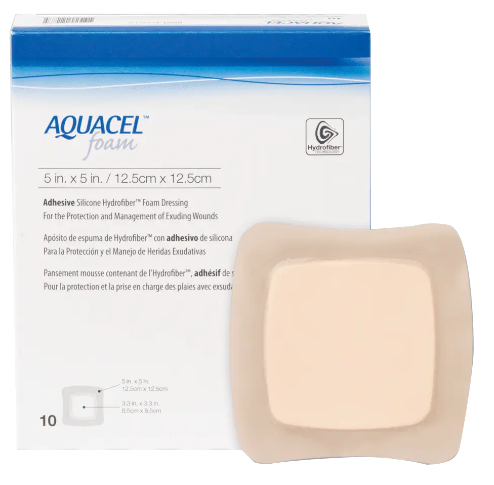 ConvaTec ConvaFoam Non-Adhesive Hydrofiber Foam Wound Dressing