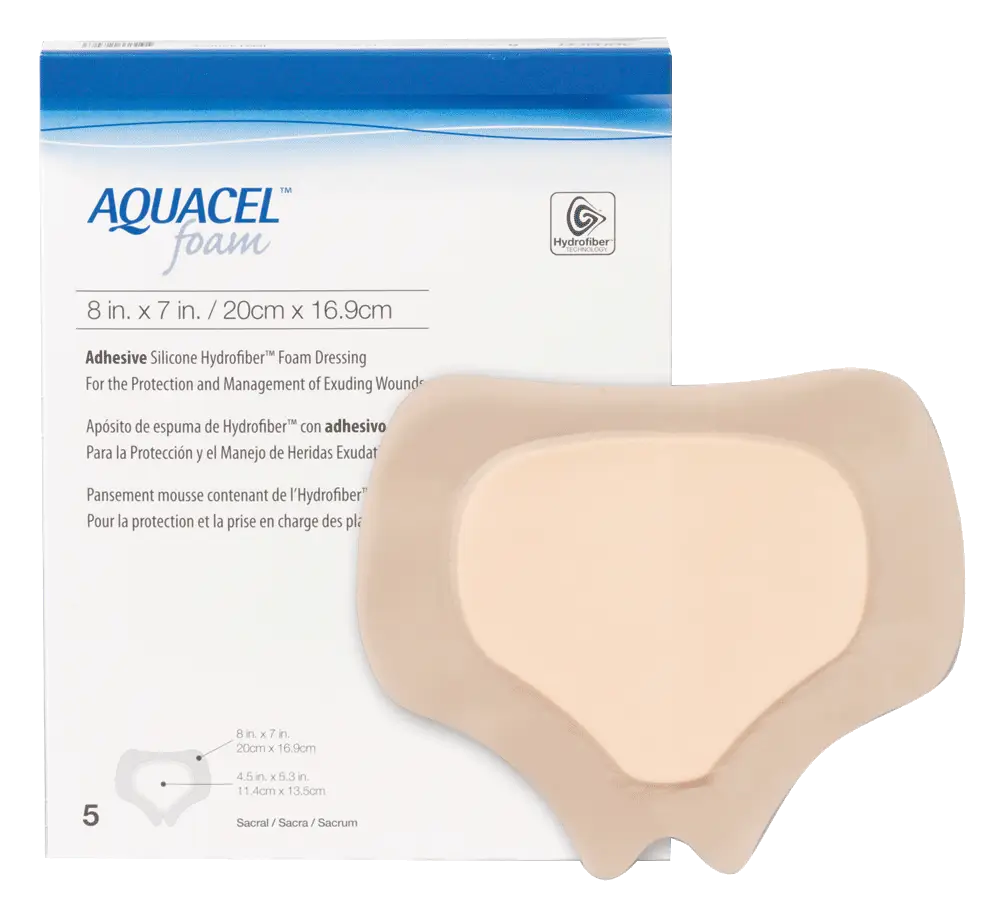 ConvaTec ConvaFoam Non-Adhesive Hydrofiber Foam Wound Dressing