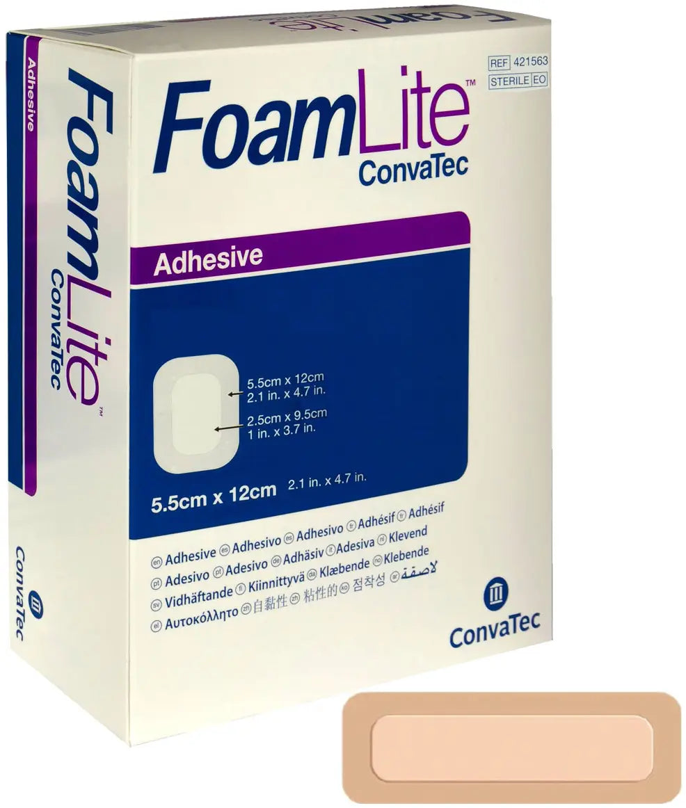 ConvaTec FoamLite Adhesive Foam Dressings - Multiple Sizes