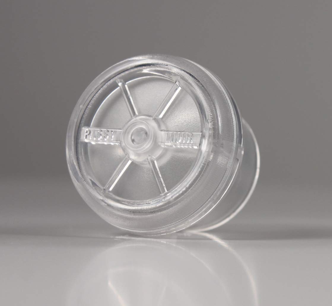 Passy Muir Speaking Valve for Improved Metal Trach, Size 4-6, Clear