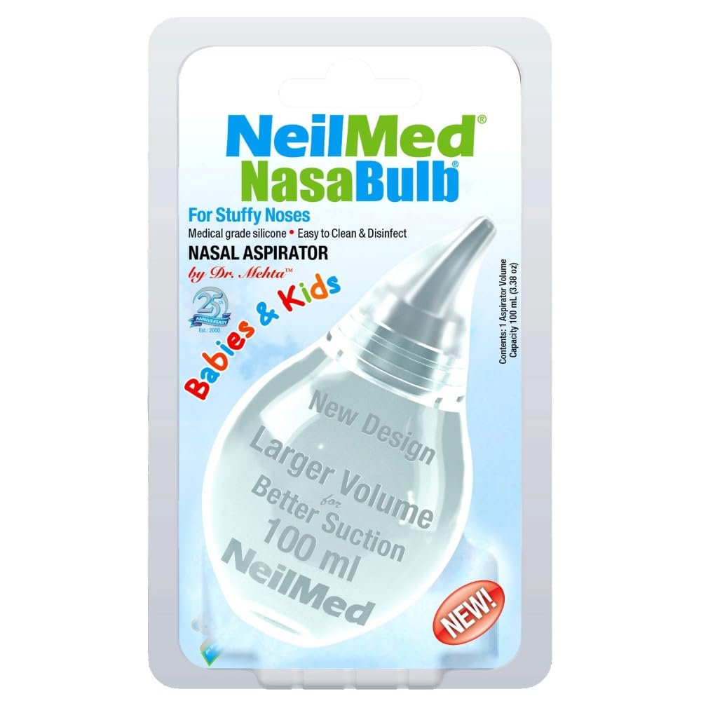 NeilMed Clear Silicone Nasal Aspirator