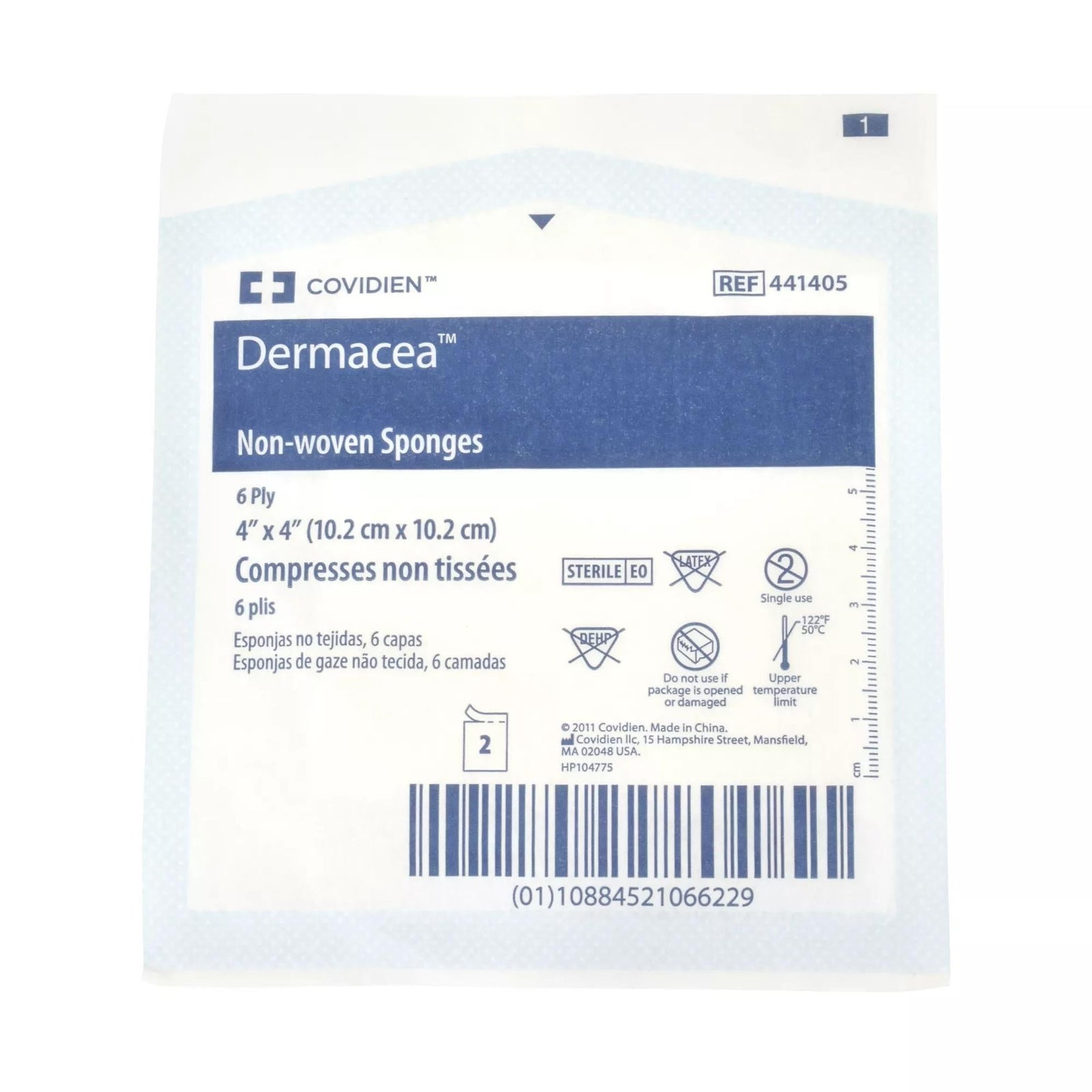 Cardinal Health Non-Woven Gauze Sponge, 6-Ply, 4 x 4 Inch