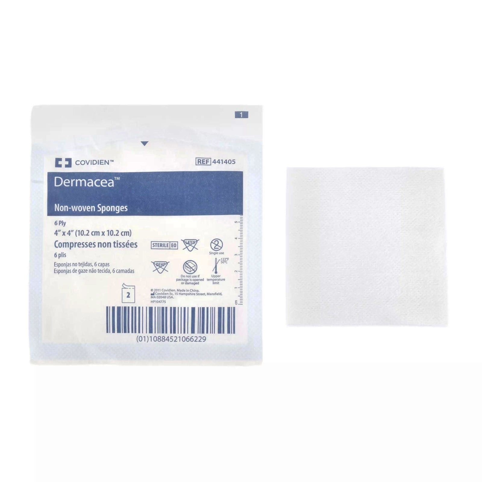 Cardinal Health Non-Woven Gauze Sponge, 6-Ply, 4 x 4 Inch