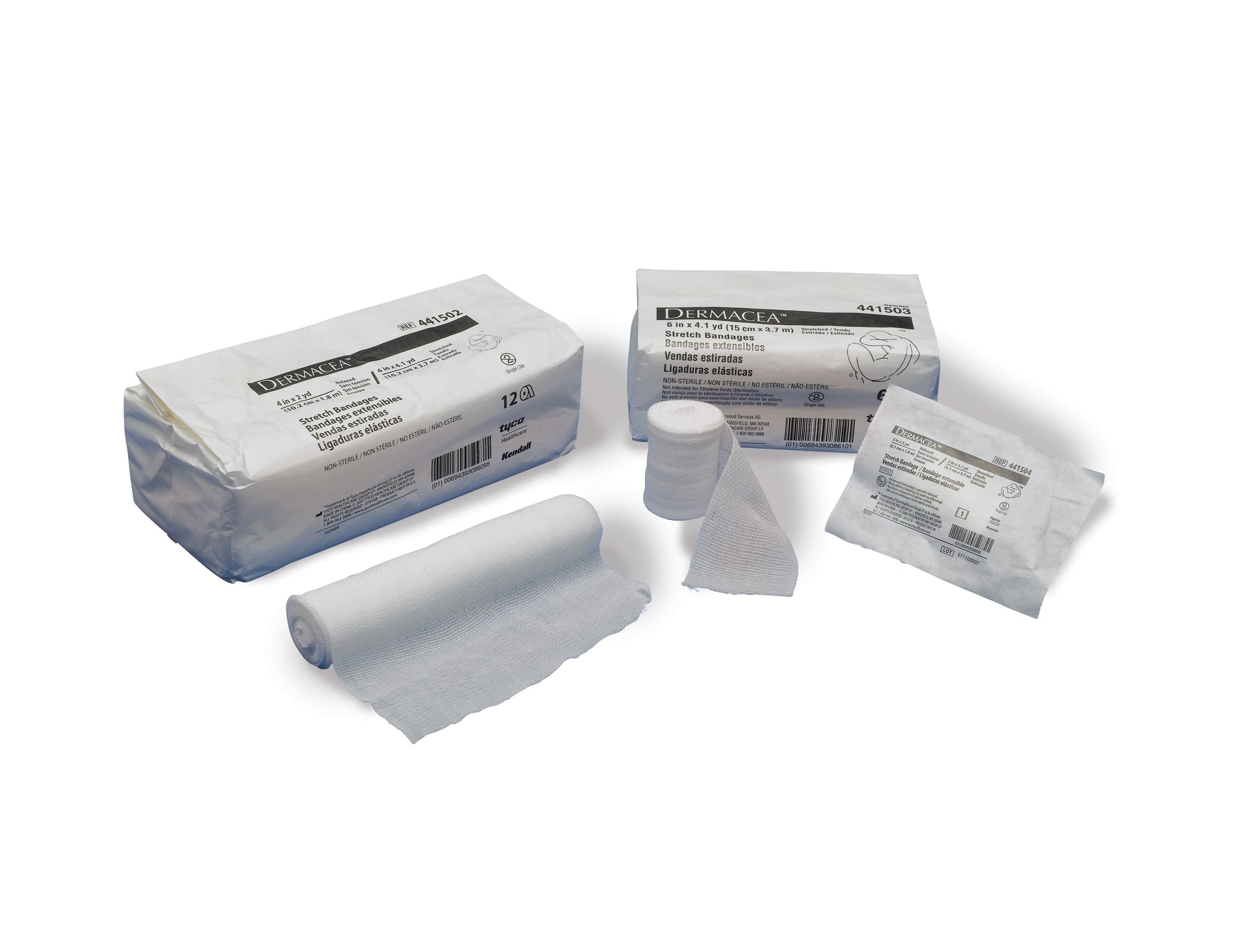Cardinal Health Dermacea Stretch Non-Adhesive Dressing 2 Inch x 4 Yard