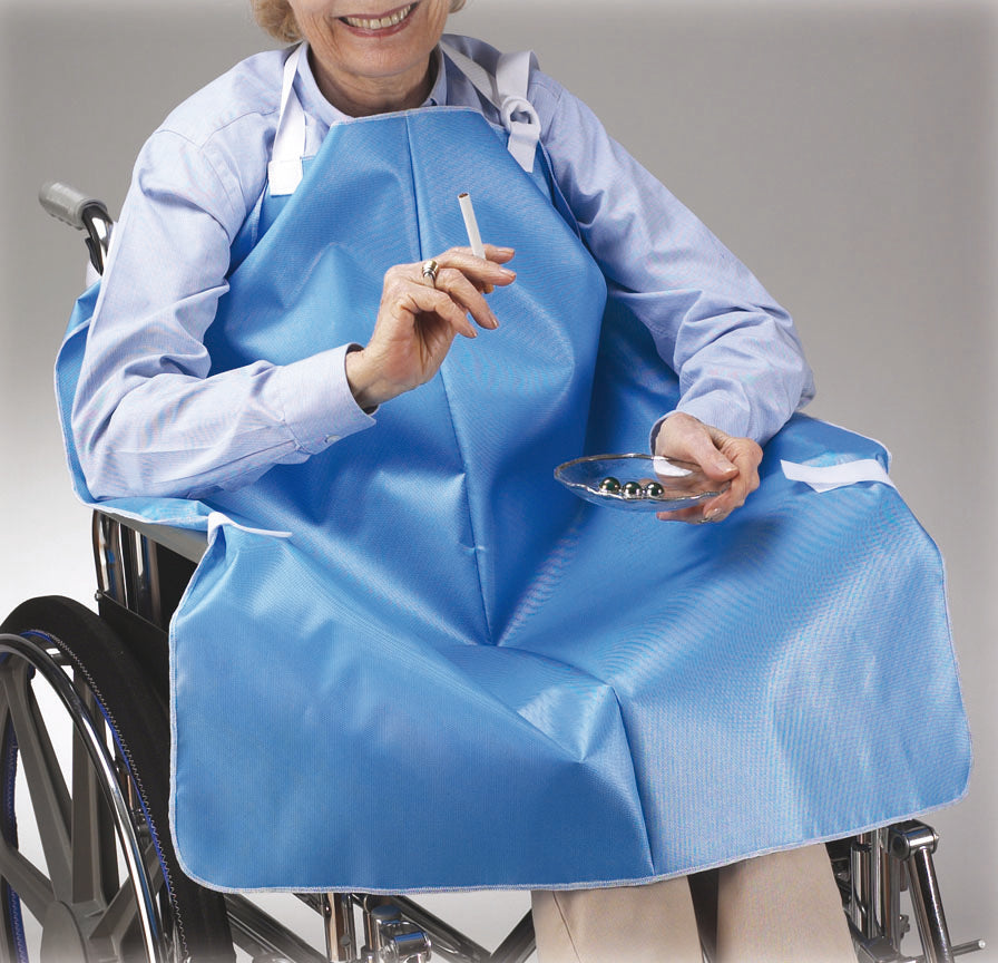 Smoker's Apron No-Flame™ One Size Fits Most Blue