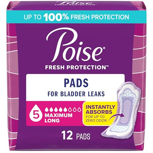 Poise Maximum Long Pads, 14.06 in