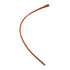 Cardinal Health Red Rubber Urethral Catheter