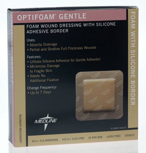 Medline Optifoam Ag Antimicrobial Foam Dressings