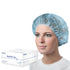 Tronex Disposable Bouffant Cap, 24", Universal Size, Blue