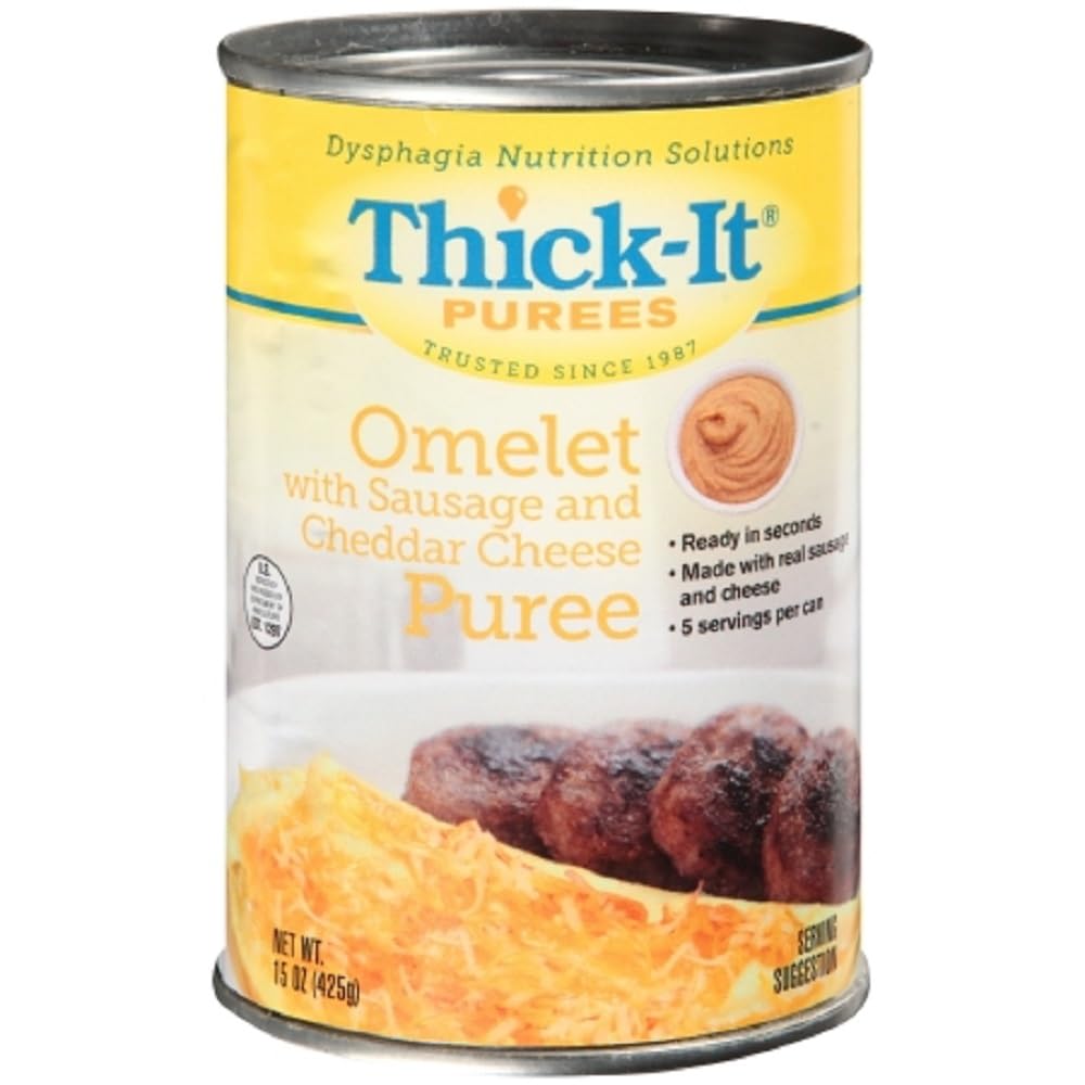 Thick-It Omelet with Sausage and Cheddar Cheese Puree 15 oz. Can