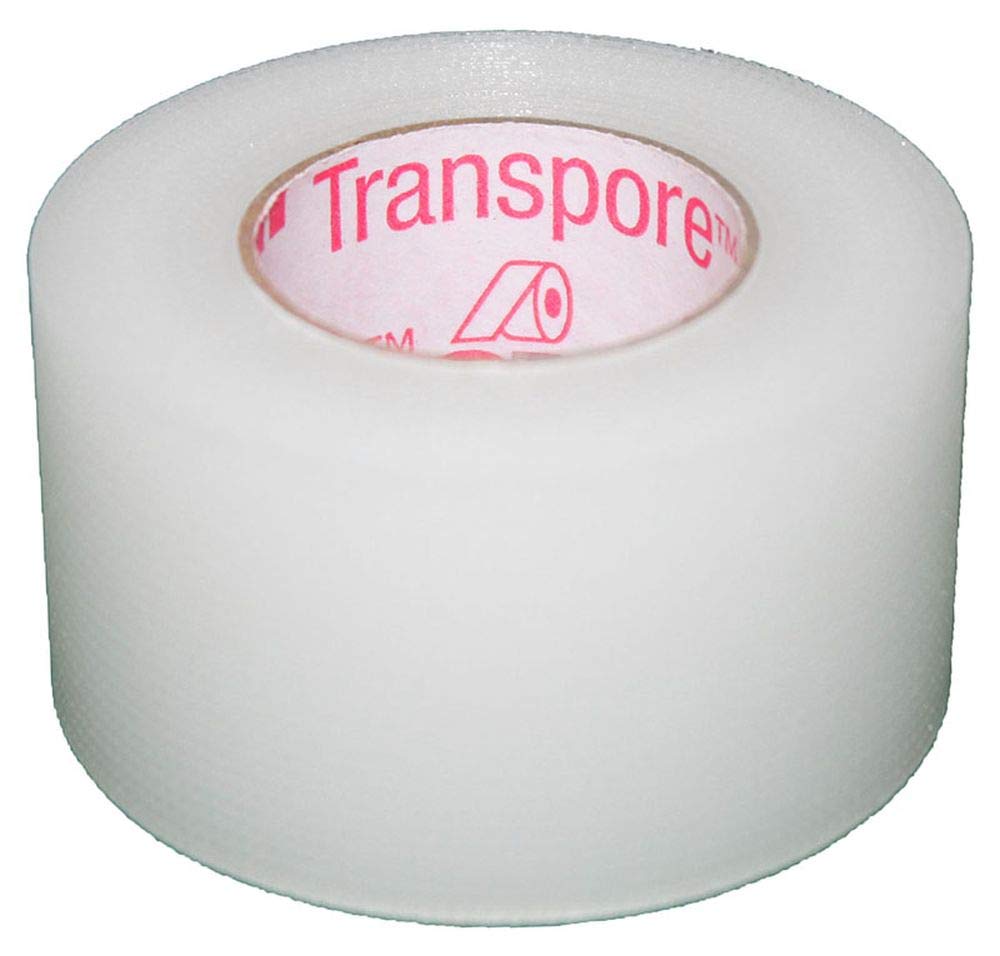 3M Nexcare Transpore Plastic Hypoallergenic Porous First Aid Surgical Tape 1" x 10 Yards